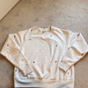 Old navy floral sweatshirt